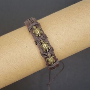 Brown turtle handmade bracelet